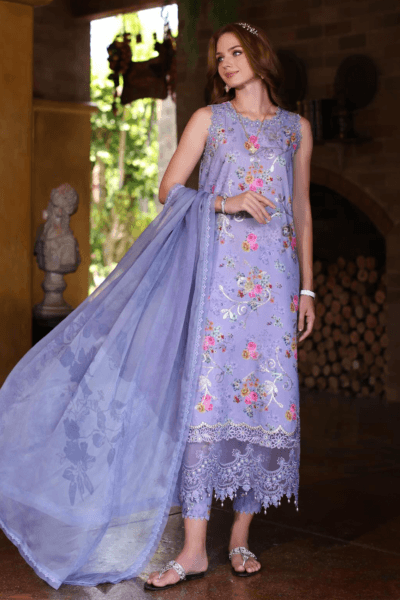 Noor By Saadia Asad Eid Luxe Printkari NL24 10 Lawn Collection 24