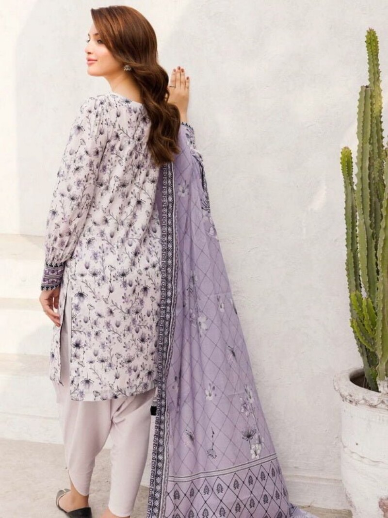 Motifz Digital 4543-Zara Printed Lawn 3Pc Suit Collection 2024