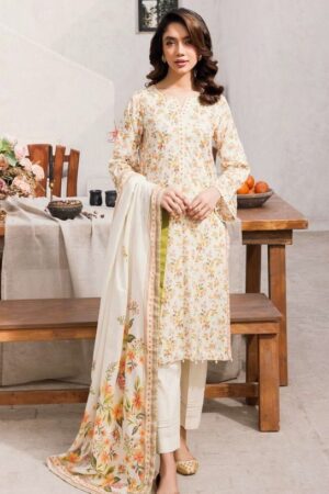 Motifz Digital 4547-Zaib Printed Lawn 3pc Suit Collection 2024