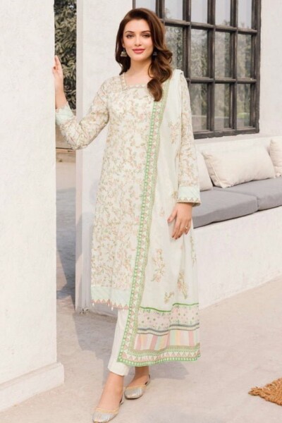 Motifz Digital 4549-Zeenat Printed Lawn 3pc Suit Collection 2024