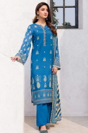 Motifz Digital 4583-Zaba Printed Lawn 3pc Suit Collection 2024