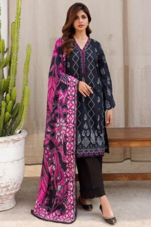 Motifz Digital 4585-Mahtab Printed Lawn 3pc Suit Collection 2024