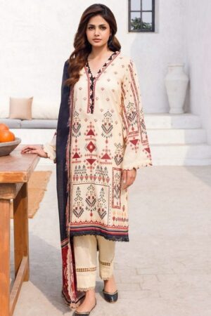 Motifz Digital 4586-Qudsia Printed Lawn 3pc Suit Collection 2024