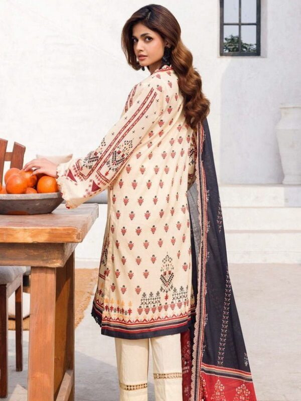 Motifz Digital 4586-Qudsia Printed Lawn 3Pc Suit Collection 2024