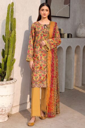 Motifz Digital 4609-Nayla Printed Lawn 3pc Suit Collection 2024