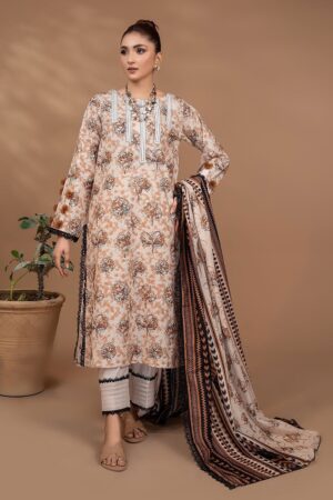 Safwa Fine Ics-23 Printed Doria Lawn Collection 2024