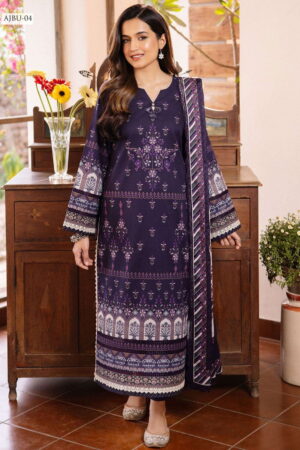 Asim Jofa Jp24 04 Prints Vol 2 Premium Lawn Collection