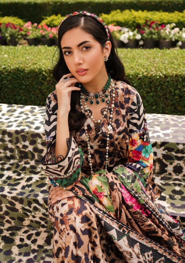 Elaf Premium Printed Eep 06A Menagerie Lawn Collection 24