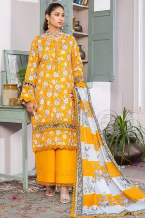 Humdum Rang E Noor Hrn 05 Lawn Collection