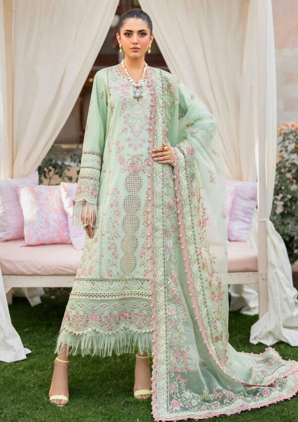 Akbar Aslam Hayat Eid D 122 Basil Lawn Collection 24