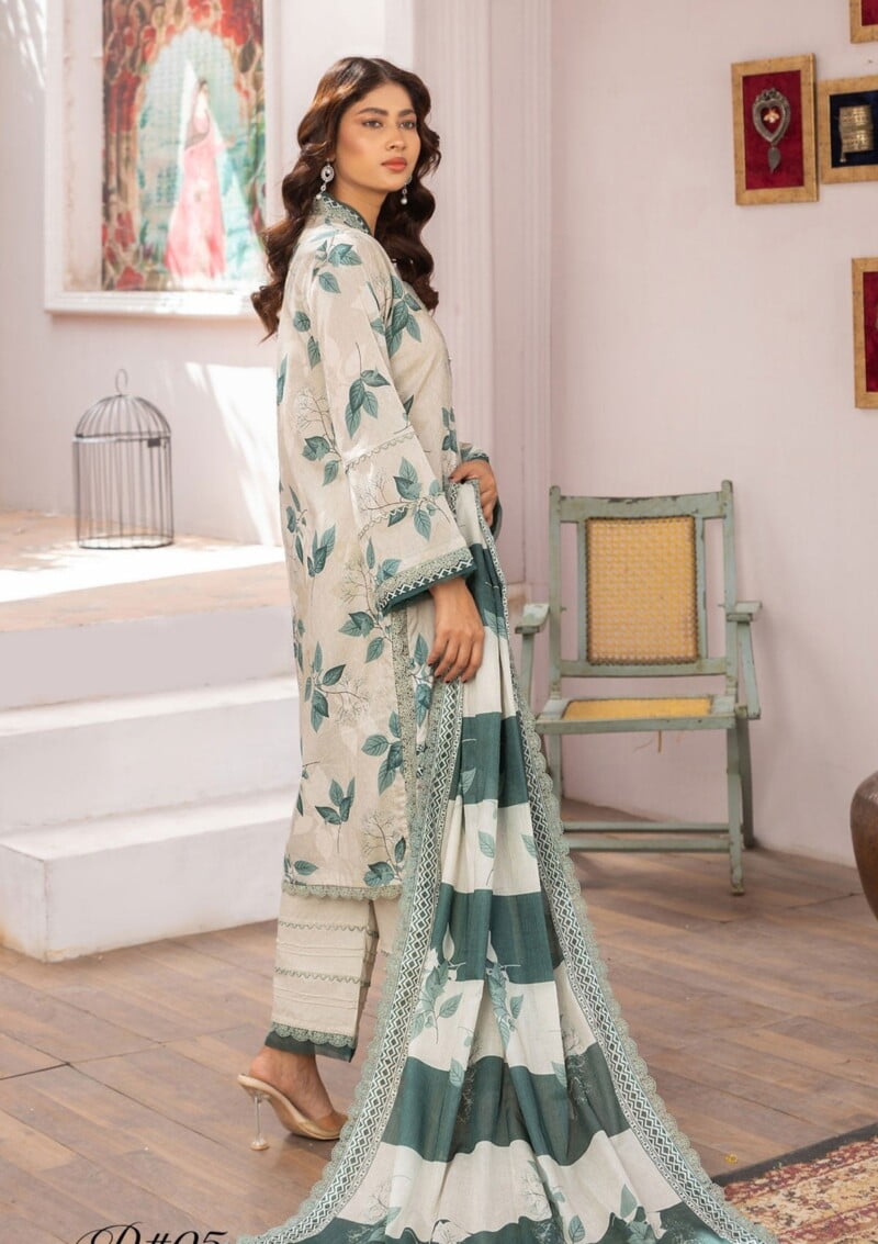 Humdum Rang E Noor Hrn 06 Lawn Collection