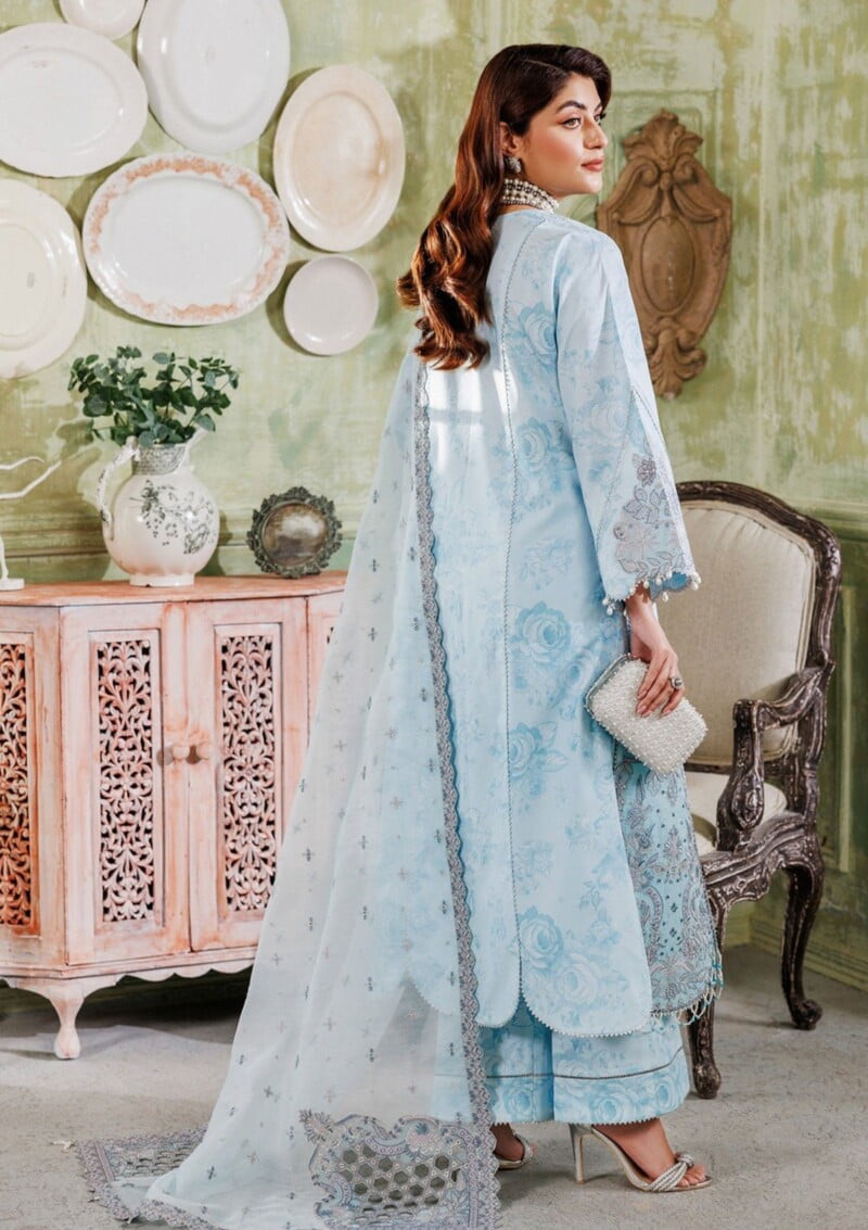 Alizeh Maahi Vol 2 Embroidered Printed Af 7013 Zara Lawn Collection 24