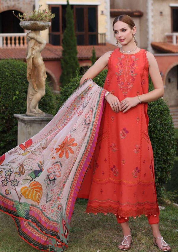 Noor By Saadia Asad Eid Luxe Printkari Nl24 03 Lawn Collection 24