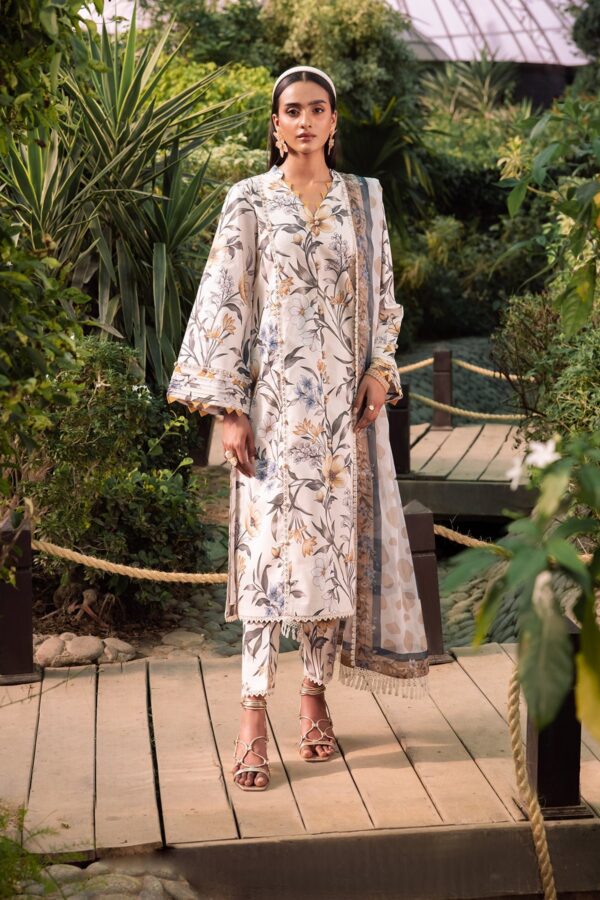 Alizeh Af-Pl-6016-Gardenia Sheen Printed Lawn Collection 2024