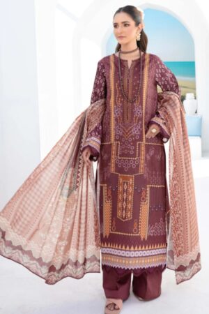 Humdum Saira Bano Hb24 08 Lawn Collection