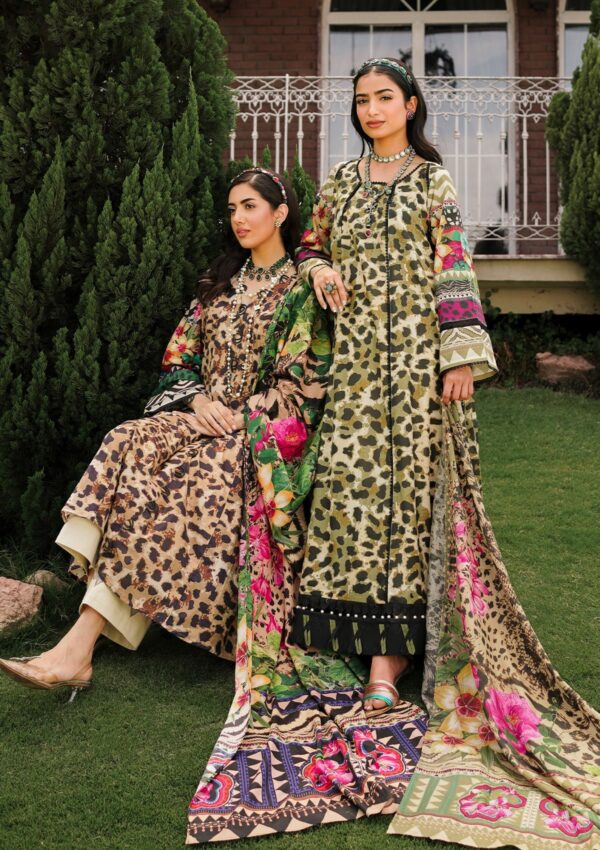 Elaf Premium Printed Eep 06B Wonders Lawn Collection 24