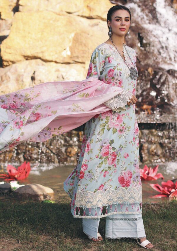 Elaf Premium Print Chikankari Epc24 05 A Citrus Crush Lawn Collection