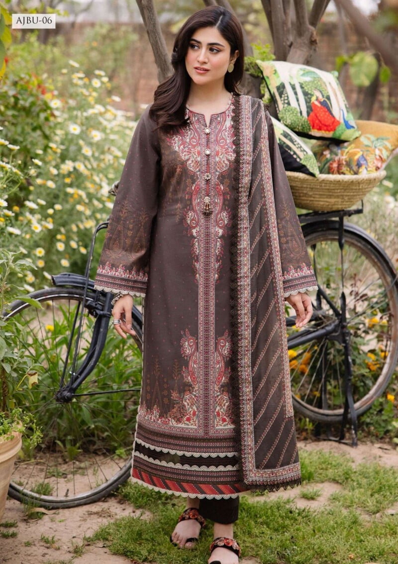 Asim Jofa Jp24 06 Prints Vol 2 Premium Lawn Collection