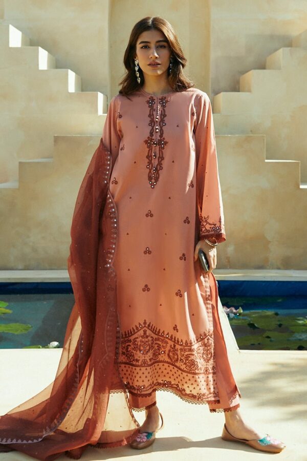 Cross Stitch Arid Sand 3 Piece Lawn Embroidered Suit