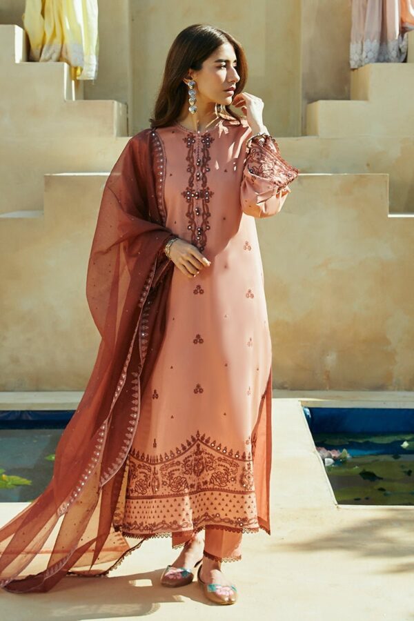 Cross Stitch Arid Sand 3 Piece Lawn Embroidered Suit