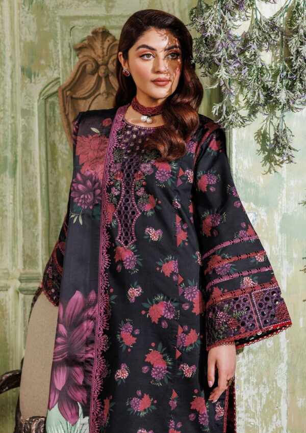 Alizeh Maahi Vol 2 Embroidered Printed Af 7012 Nuha Lawn Collection 24