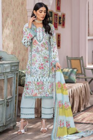 Humdum Rang E Noor Hrn 08 Lawn Collection