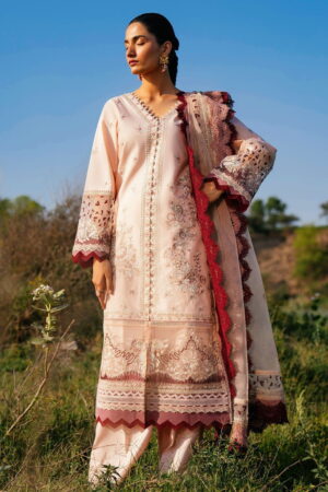 Sana Zubair Jewels of the Meadow SZ 07 LIGHT ROSE Lawn Collection 24