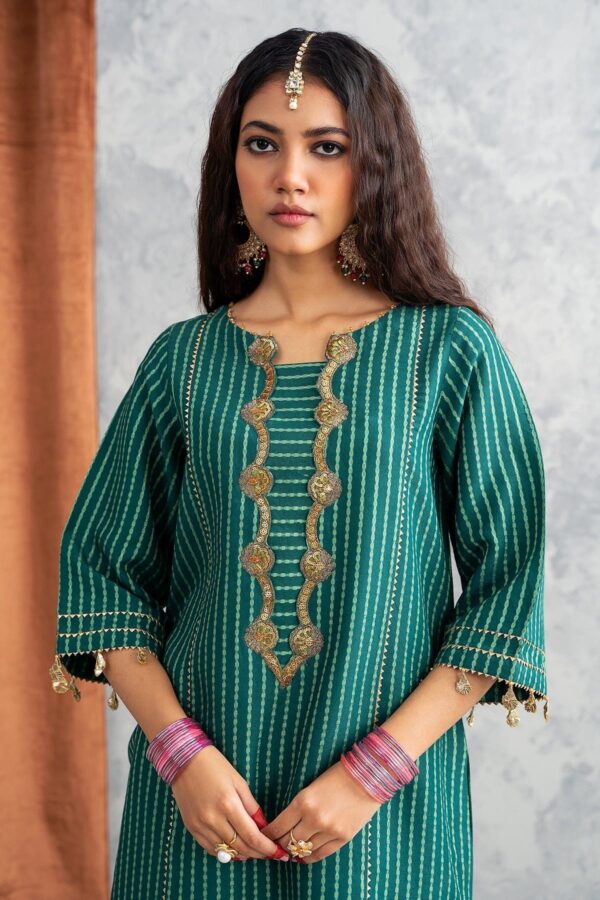 Charizma 2 Pc Embroidered Staple Jacquard Shirt With Trouser Cnp 3 248