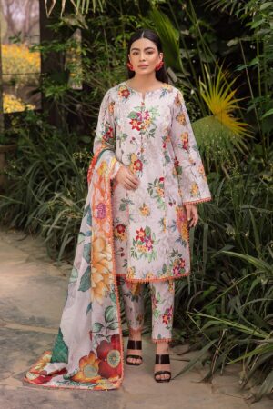 Alizeh Af-Pl-6022-Orchid Sheen Printed Lawn Collection 2024