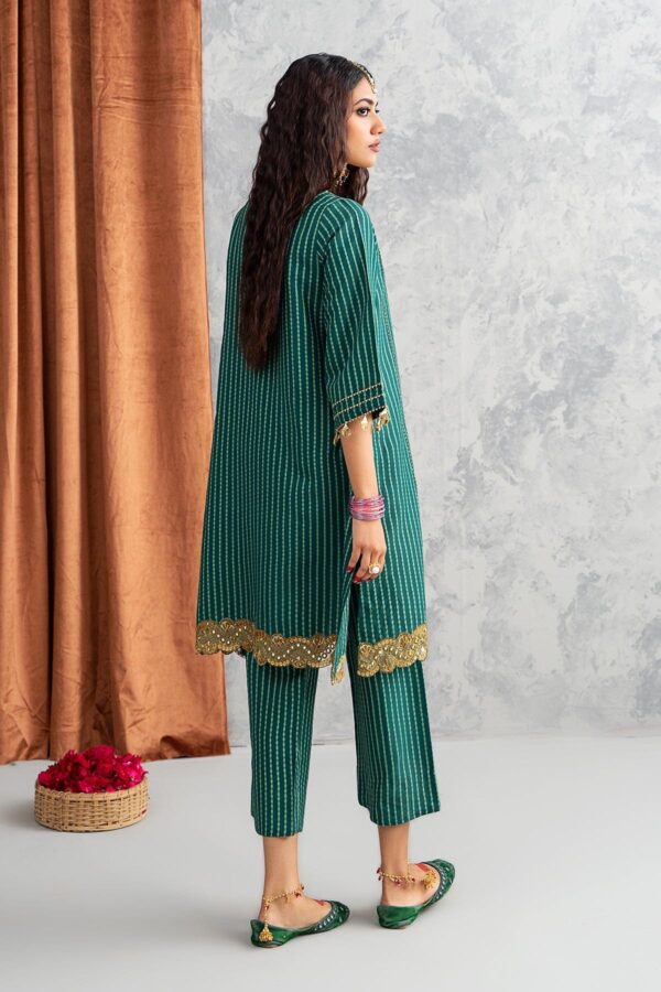 Charizma 2 Pc Embroidered Staple Jacquard Shirt With Trouser Cnp 3 248