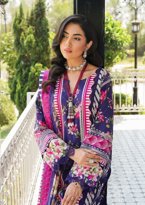 Elaf Premium Printed Eep 02B Bloomie Lawn Collection 24