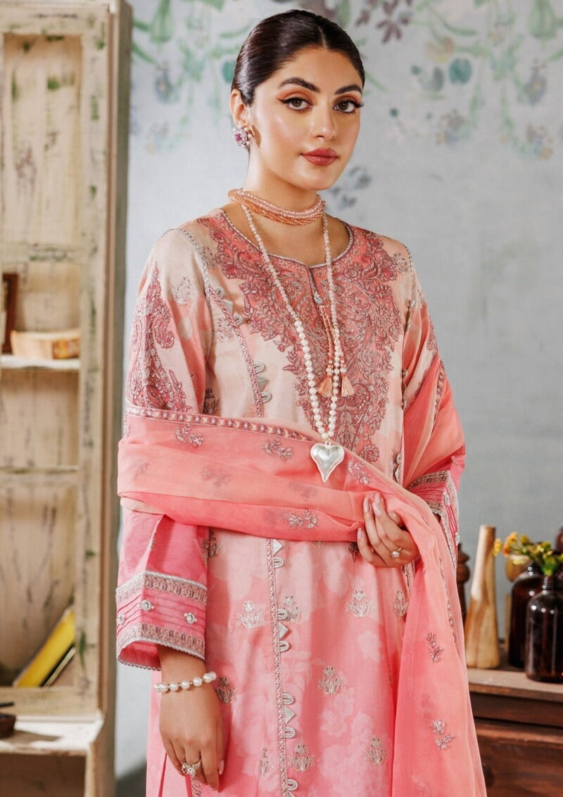 Alizeh Maahi Vol 2 Embroidered Printed Af 7011 Mala Lawn Collection 24