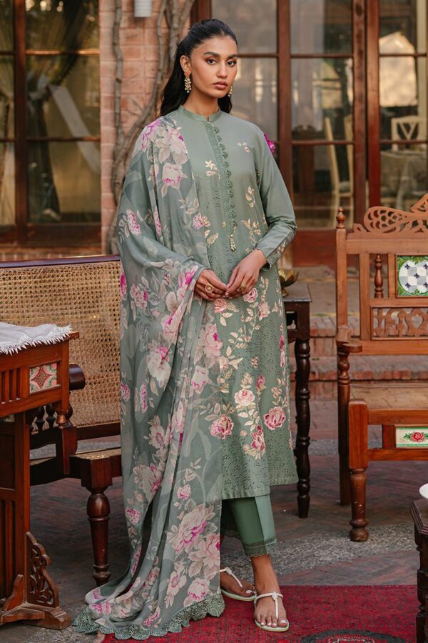 Cross Stitch Sparkling Bliss 3 Piece Embroidered Lawn Suit