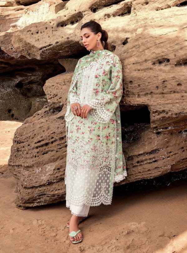 Zainab Chottani D-09A Esme Embroidered Chikankari Lawn 3Pc Suit Collection 2024