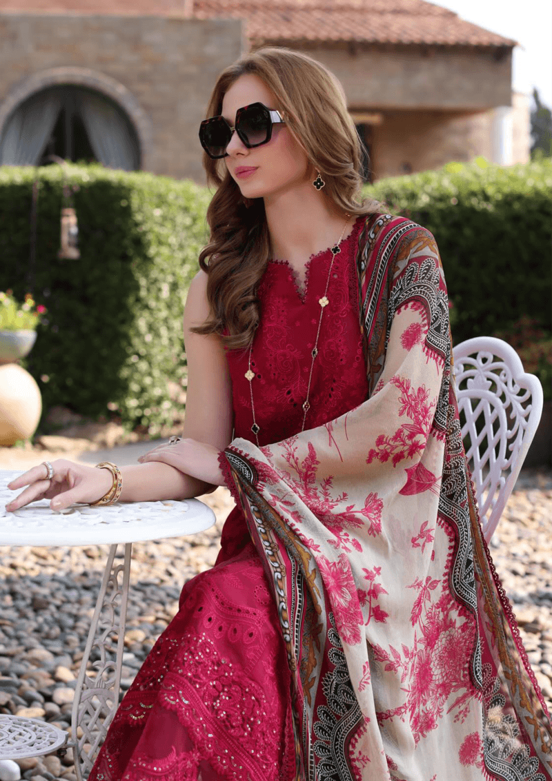 Noor By Saadia Asad Eid Luxe Printkari Nl24 11 Lawn Collection 24