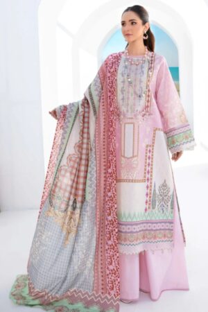 Humdum Saira Bano Hb24 09 Lawn Collection