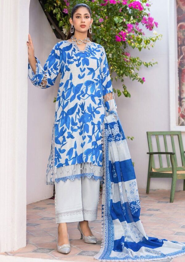 Humdum Rang E Noor Hrn 10 Lawn Collection