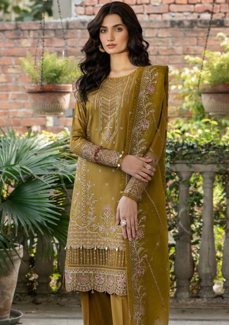 Farasha Dastoor Fd24 01 Ruby Glam Lawn Collection