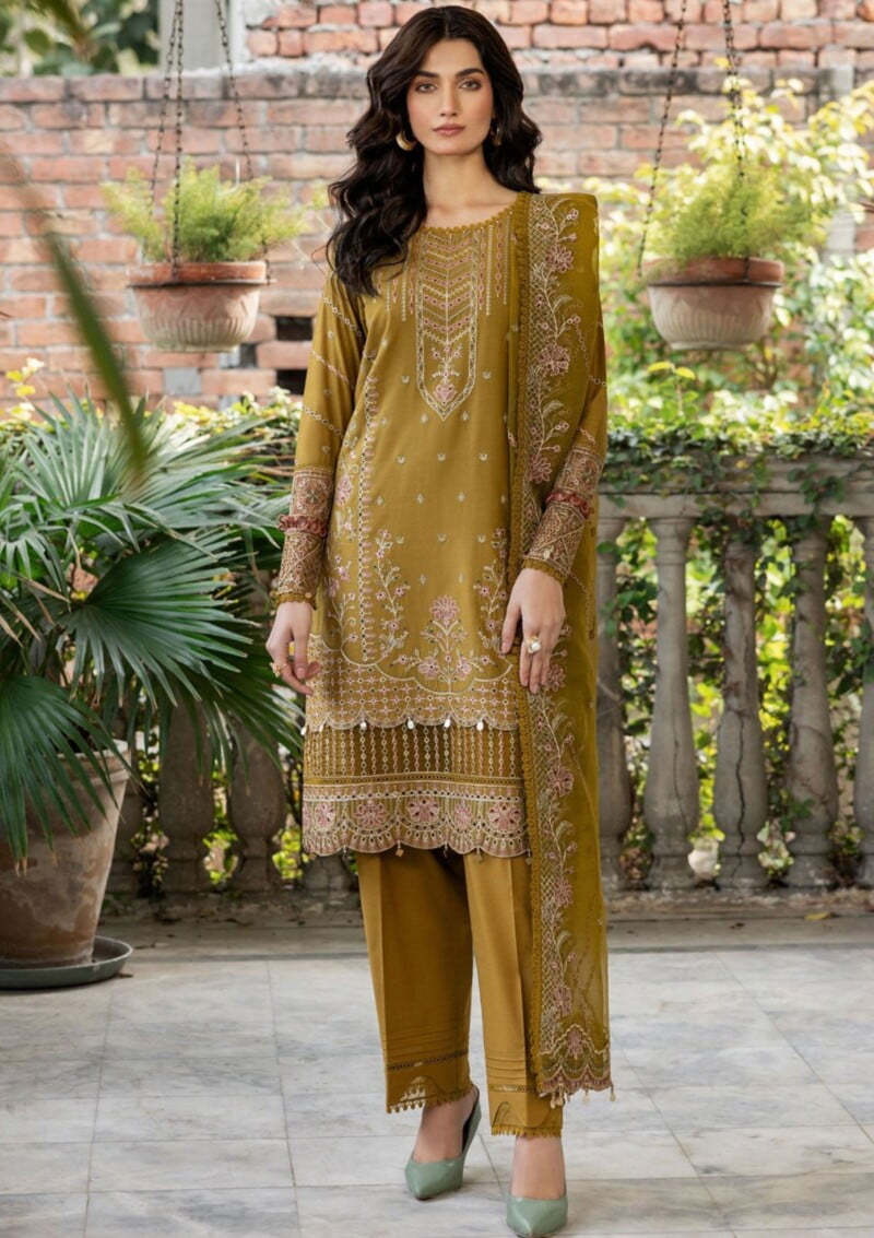 Farasha Dastoor Fd24 01 Ruby Glam Lawn Collection