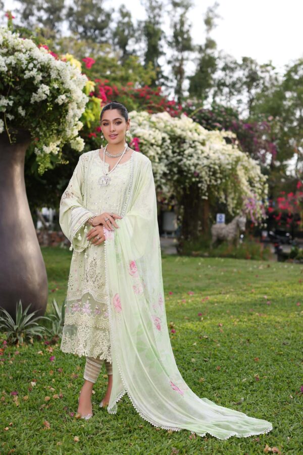 Noor D11-B Mint Schifli Luxury Chikankari Lawn 24