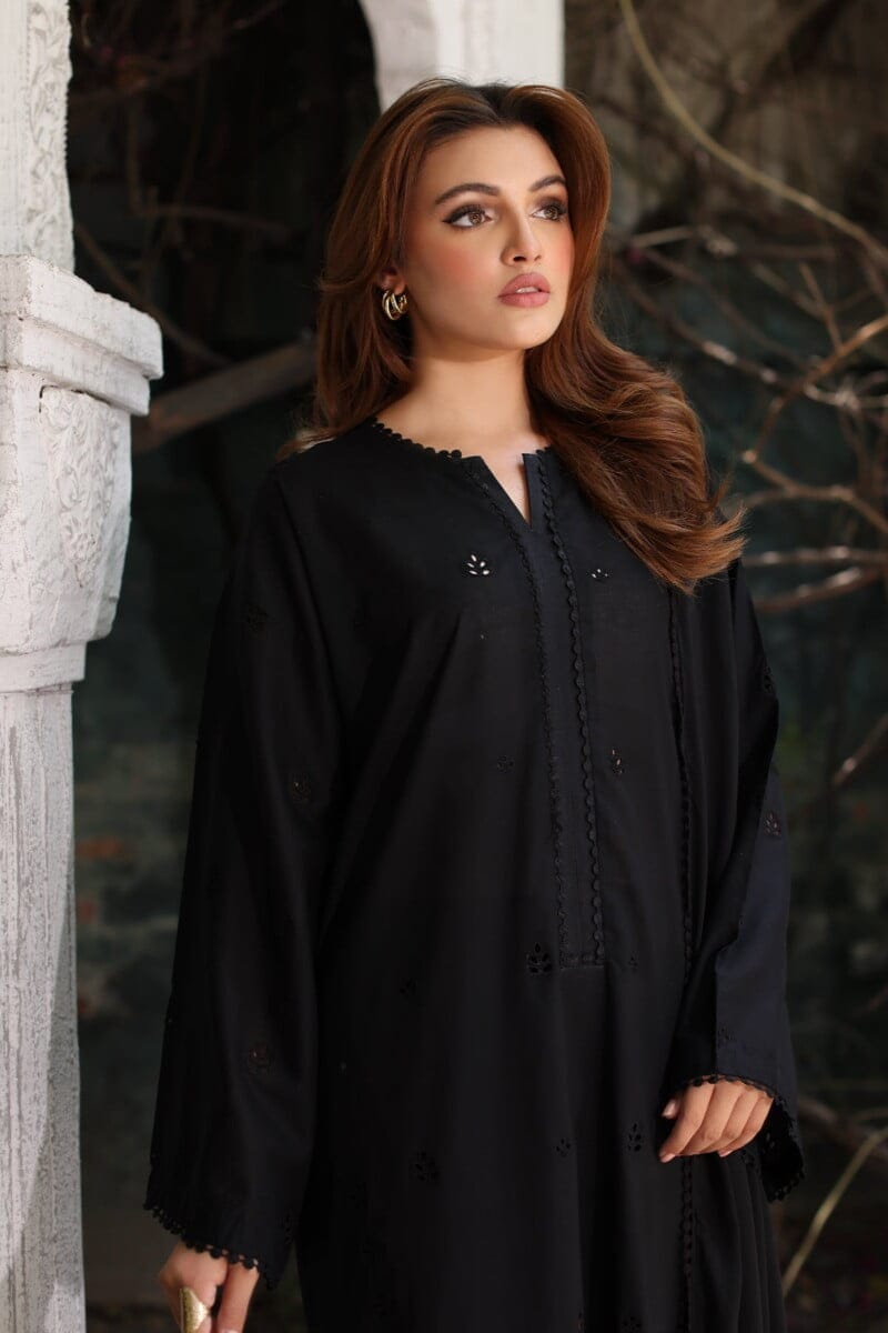 Charizma 3 Pc Embroidered Cotton Shirt With Chiffon Dupatta And Trouser Cnp 4 054