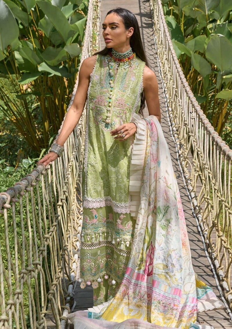 Ansab Jahangir Aj24 02 Lotus Pod Zoha Premium Lawn Collection