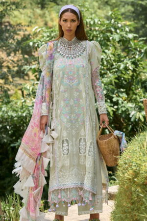 Ansab Jahangir Aj24 04 Anthurium Zoha Premium Lawn Collection