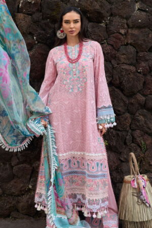 Ansab Jahangir Aj24 05 Peony Zoha Premium Lawn Collection