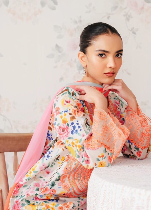 Afrozeh Al-24-V1-06 Floral Charm Embroidered Lawn Collection 2024