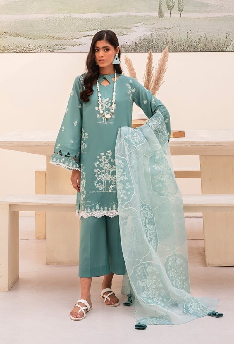 Humdum Al-09 Luxury Lawn 3pc Suit Collection 2024