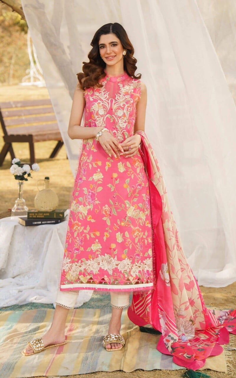 Asifa &Amp; Nabeel M 12 Anika Meraki Premium Lawn Collection