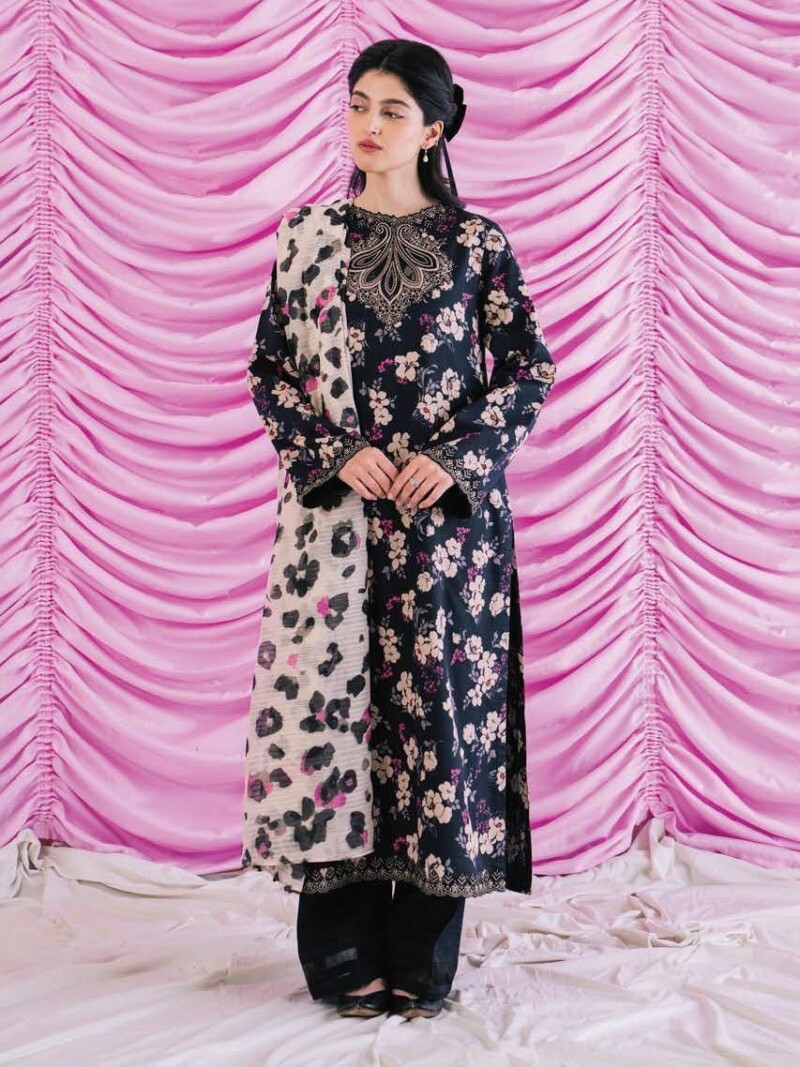 Ayzel Azl-24-V3-07 Sena Lawn 3Pc Suit Collection 2024