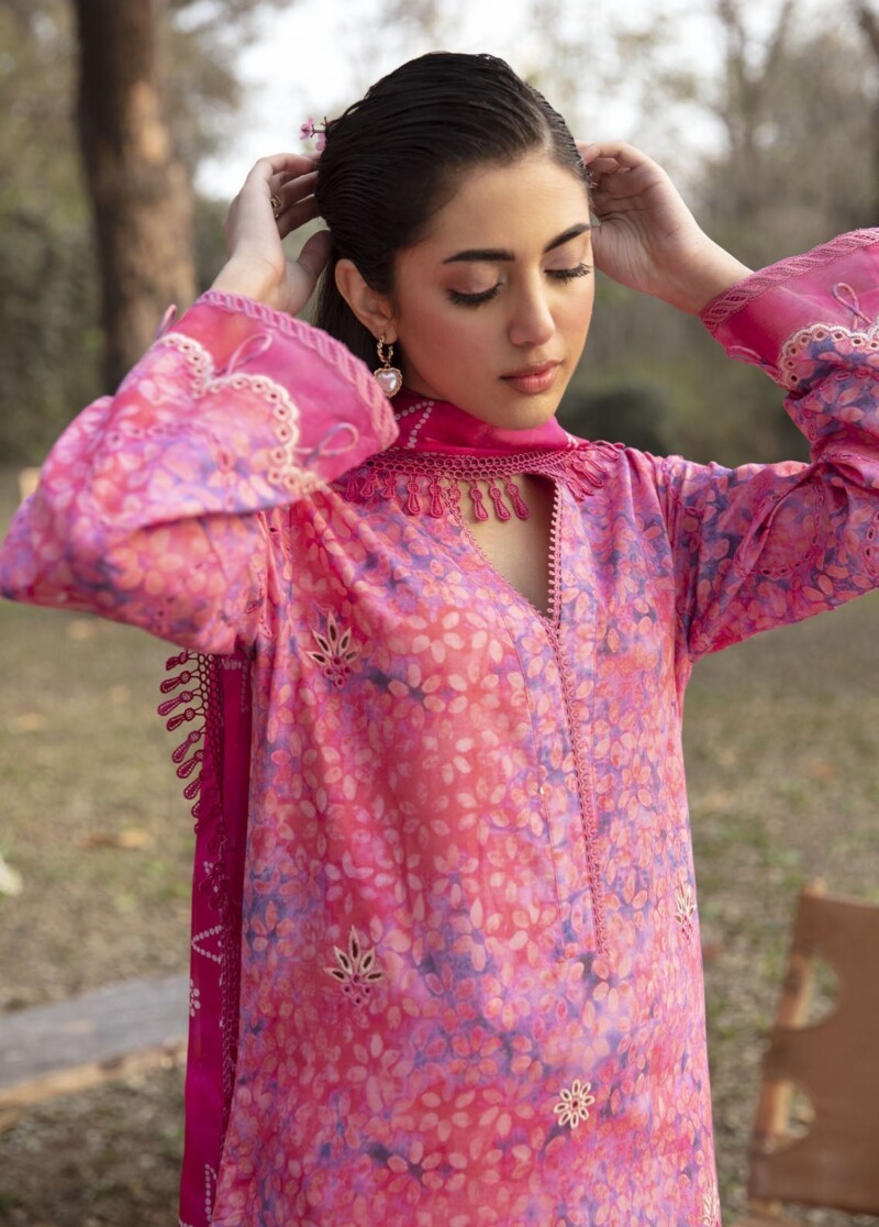 Ayzel Azl-V1-01 Sweet Pea Dream Lawn 3Pc Suit Collection 2024