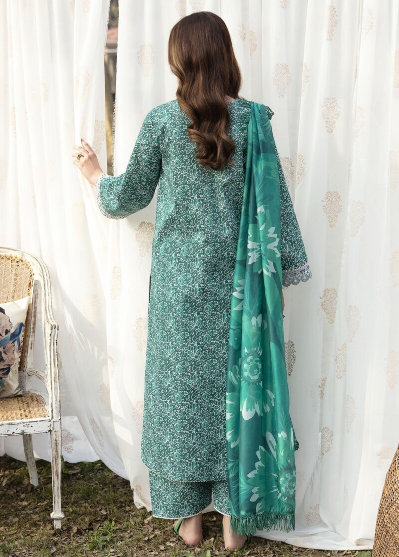 Ayzel Azl-V1-02 Iris Dream Lawn 3Pc Suit Collection 2024